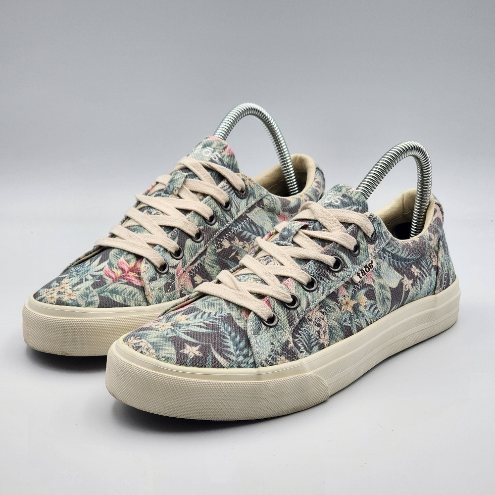 Taos Plim Soul Tropical Floral Canvas Sneakers Size 8W